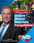 Jürgen Klein: 15 Prozent Absatzverlust in drei Jahren offenbart: Winzerbetriebe benötigen Perspektive und umfassende Entlastung